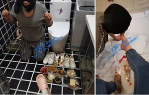【洛洛S】【脚喂食】贱狗脏鞋底吃大餐
