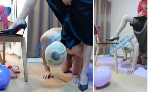 【小小小魔女】高跟鞋钻胯骑马