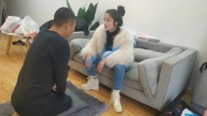 【女神学院·仙儿】真实的超狠耳光调教奴