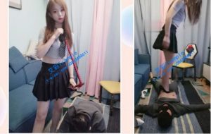 【黛颜】小姐姐肉丝脚重度踩踏
