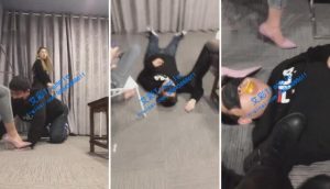 【姐妹团s】模特调狗