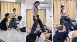 【素人抽水机】3M-女军迷白袜脚玩虐-97LZTD-429818