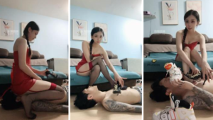 【煎饼狗子】闻舔脏鞋-高跟碾压踩-坐脸插嘴-97LZTD-429918