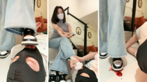 【辣姐】约会一天原味鞋袜辱贱奴-97LZTD-429940